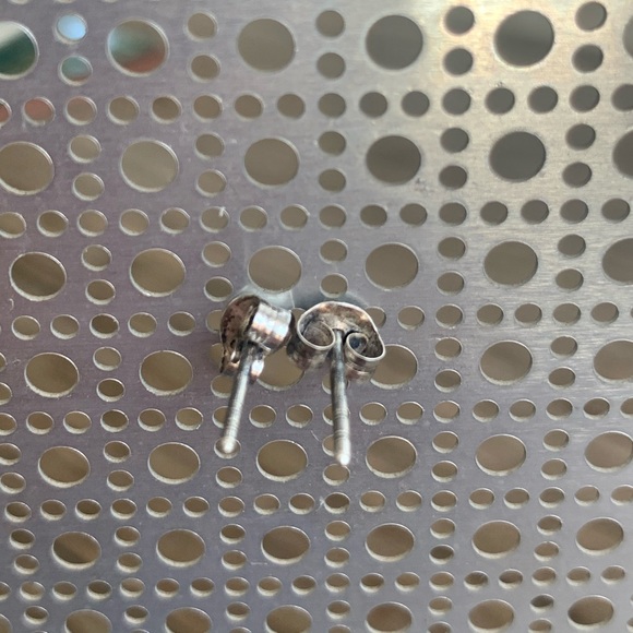 Mini Crystal Stud Earrings - Picture 2 of 2